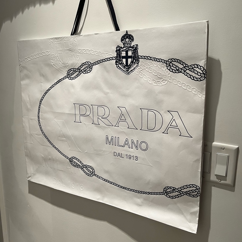 Prada Extra Large Paper Bag - Picture 2 of 2